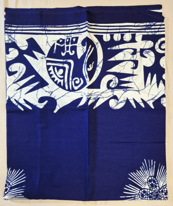 Batik Sarong for Men – Blue with Design