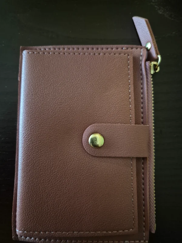 Ladies Purse (Wallet) PU leather (Pink)