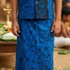 Batik Boys (kids) Sarong and Shirt - (Blue)