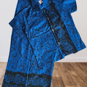 Batik Boys (kids) Sarong and Shirt - (Blue)