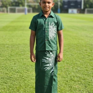 Batik Boys’ Shirt and Sarong (Size L)